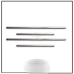 Volkswagen Amarok Uyumlu Cam Çıtası -2010 Paslanmaz Çelik Parça