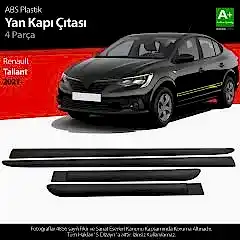 S-Dizayn Renault Taliant ABS Plastik Yan Kapı Koruma Çıtası 2021 Üzeri A+ Kalite