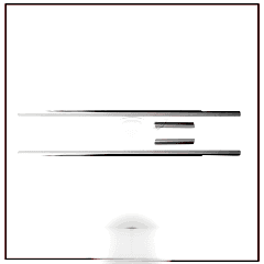 Volkswagen Caddy Uyumlu Cam Çıtası 2003-2015 Paslanmaz Çelik Parça