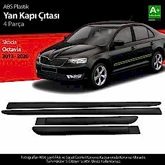 S-Dizayn Skoda Octavia ABS Plastik Yan Kapı Koruma Çıtası 2013-2020 A+ Kalite