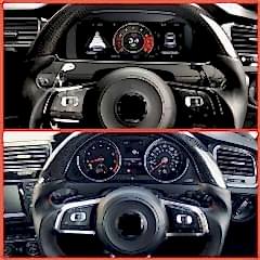 Golf7 İçin Uyumlu Uyumlu Hayalet Ekran Parça