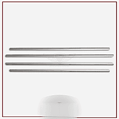 Volkswagen Golf Uyumlu 6 Cam Çıtası 2009-2013 Paslanmaz Çelik Parça