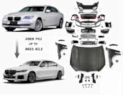 F01 7 Uyumlu Serisi İçin G12 Facelift Body Kit Parça