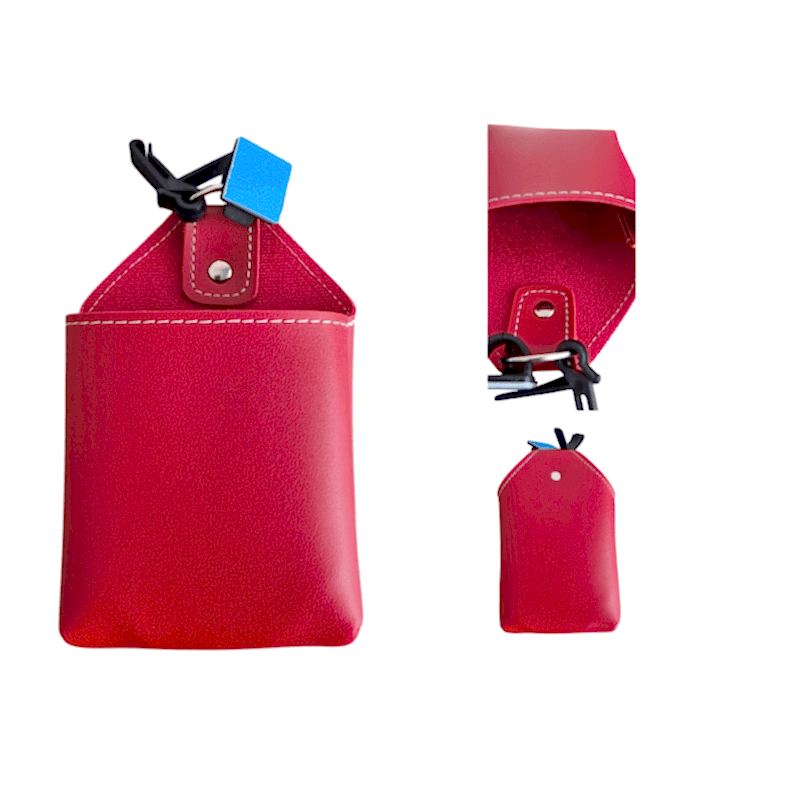 Space deri ceplik Kırmızı / SYESY105