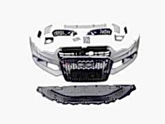 Audi A6 Uyumlu 2012-2014 Rs6 Krom Çerçeve Ön Tampon Panjur Seti