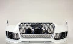 Audi A7 Uyumlu 2015-2017 Rs7 Krom Çerçeve Ön Tampon Panjur Seti