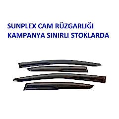 Sunplex Opel Uyumlu Vectra C Cam Rüzgarlığı Mügen Tip 4Lü