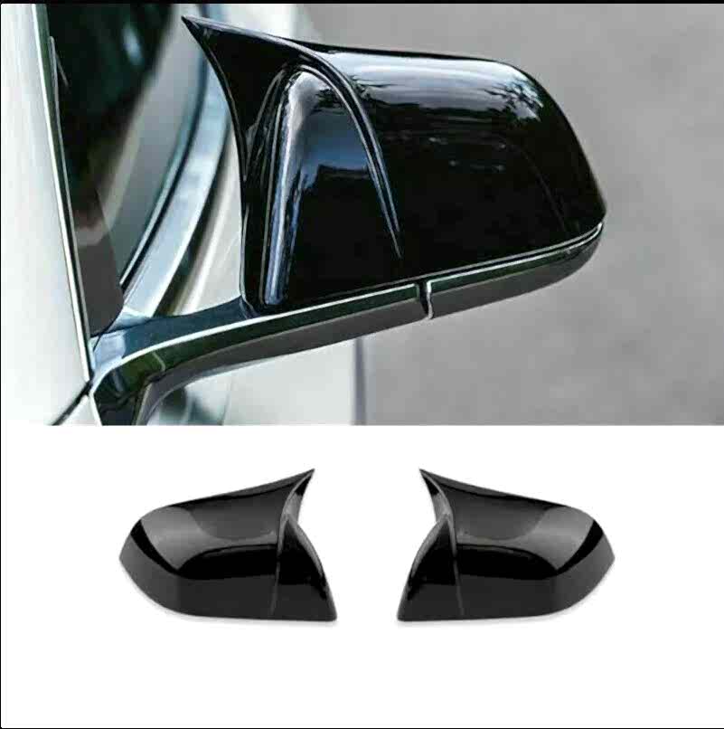 Tesla Y Uyumlu Batman Yarasa Ayna Kapağı (Parlak Siyah)