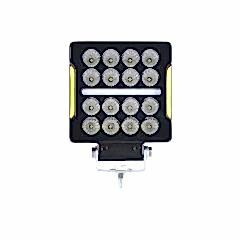 Offroad sis lambası kare 10,5 x 3,5 x 12cm 12-80v 35w Beyaz-amber adet / LASS351-1