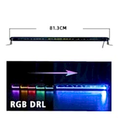 Offroad sis lambası beyaz 150w 81,3 cm beyaz-sarı gündüz ledli 12-36v adet / LASS360-2