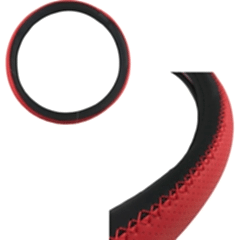 Direksiyon Kılıfı 38 Cm Siyah/Kırmızı / Dıkı342-Sk