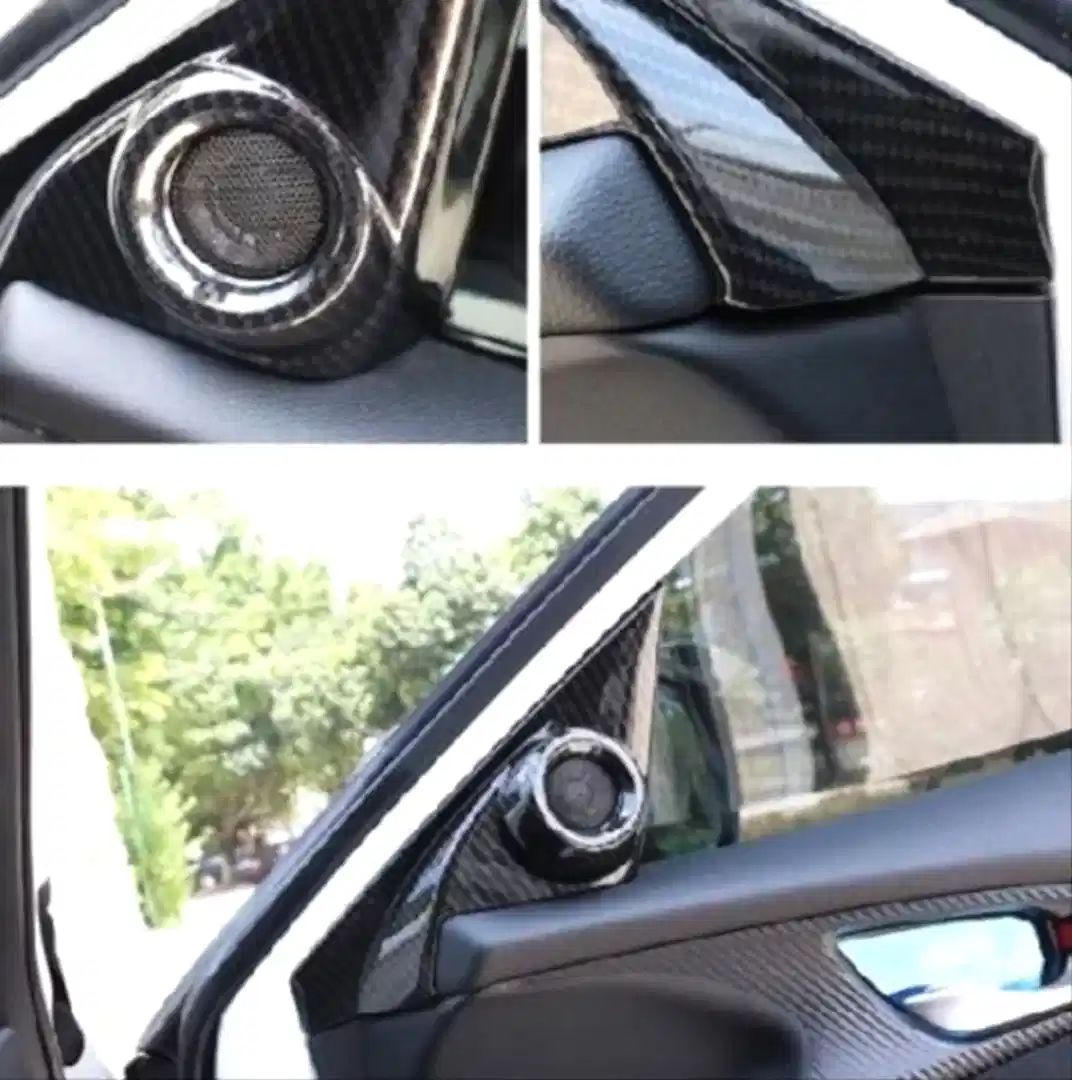 Honda Civic Uyumlu Fc5 2016-2020 Karbon Tweeter Kaplama