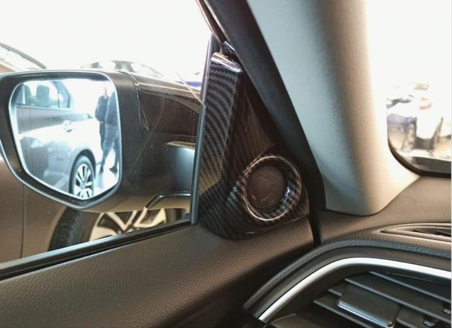 Honda Civic Uyumlu Fc5 2016-2020 Karbon Tweeter Kaplama