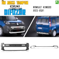 S-Dizayn Renault Kangoo Ön ve Arka Tampon Koruma Difüzör Seti 2012 Üzeri A+ Kalite