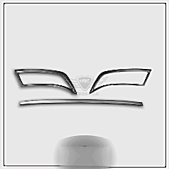 Skoda Octavia Uyumlu 3 Egzoz Kromu Difüzör -2013 Paslanmaz Çelik Parça