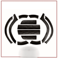 Dacia Duster Uyumlu Kapı Koruma Ve Dodik Seti Damalı 1. Kalite 2010 - 2017 Parça