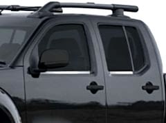 Nissan Navara Uyumlu Cam Çıtası 4 Parça  Krom 2006-2015