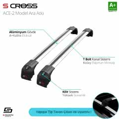 Togg T10X Uyumlu 2023 İle Uyumlu Ace-2 Model Gri Ara Atkı A+ Kalite Parça