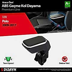 S-Dizayn VW Polo Kol Dayama Kolçak Geçmeli ABS Gri 2009-2017