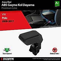 S-Dizayn VW Polo Kol Dayama Kolçak Geçmeli ABS Siyah 2009-2017