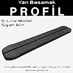 S-Dizayn Chery Tiggo 7-8 Pro S-Line Siyah Yan Basamak Profil 183 Cm Etekli 36lık