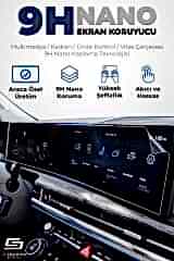S-Dizayn Peugeot 5008 Allure / Gt 9H Nano Klima Kontrol Ünitesi Ekran Koruyucu (MAT) 2025-2026 A+ Kalite