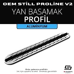 OEM Still Pro V2 Aluminyum Yan Basamak Profil 173 Cm