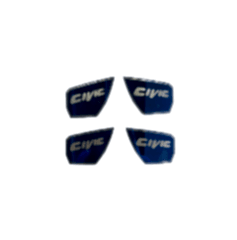 Honda Civic Uyumlu Fc5 2016-2020 İç Kapı Kolu İç Kaplama Mavi