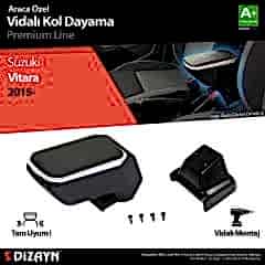 Suzuki Vitara Uyumlu ABS Vidalı Kol Dayama Kolçak Gri 2015 Üzeri A+Kalite Parça