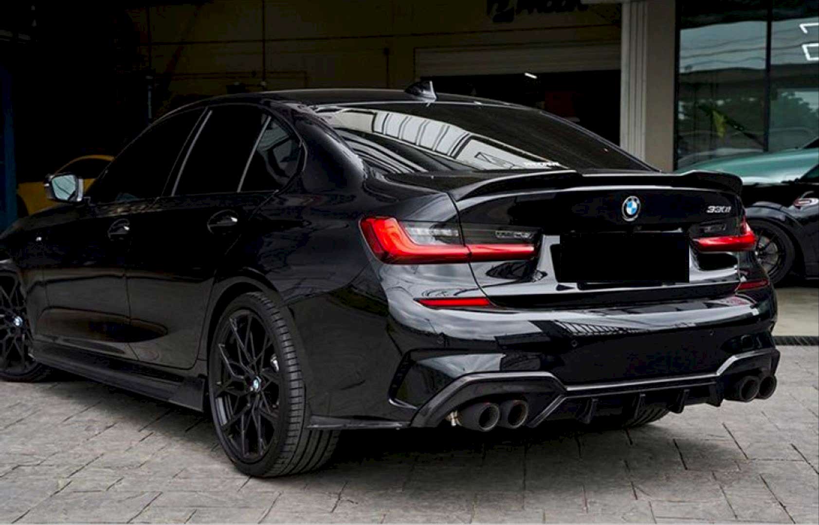 Bmw 3 Uyumlu Serisi G20 2019+ M4 Spoiler - Piano Black (Parlak Siyah)
