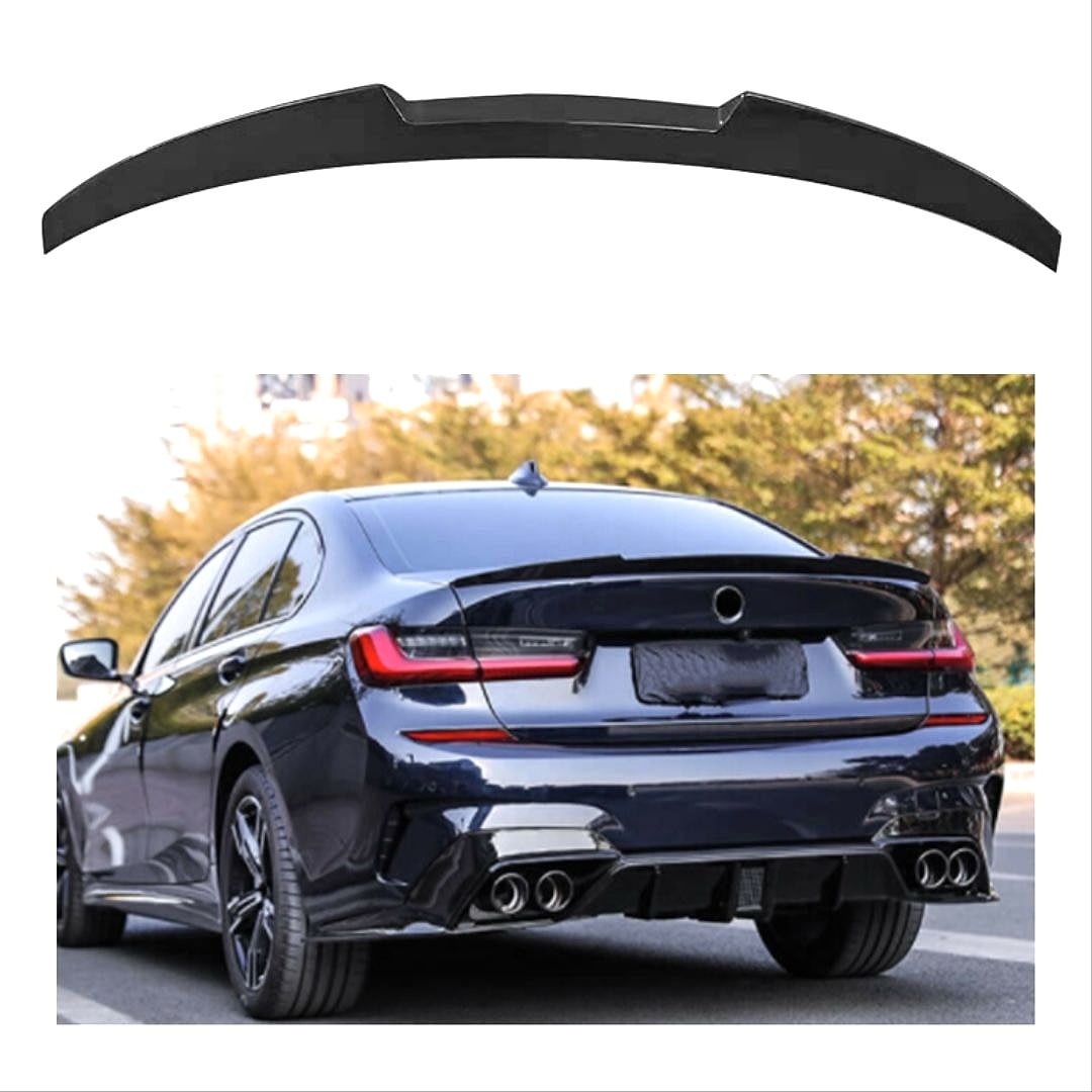 Bmw 3 Uyumlu Serisi G20 2019+ M4 Spoiler - Piano Black (Parlak Siyah)