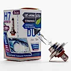 H7 24V Uyumlu 70W Duo 0,2 Fazla Işık