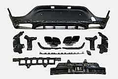 X253 Glc Uyumlu 2016-2019 Coupe Uyumlu Glc 63 Difüzör Ve Egzoz Seti Parça