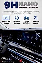 S-Dizayn Mercedes GLA 10.25 İnç 9H Nano Gösterge & Multimedya Ekran Koruyucu 2'Li Set (PARLAK) 2019-2025 A+ Kalite