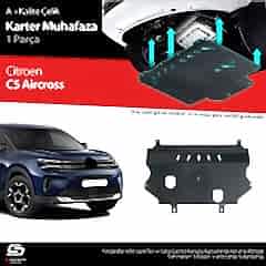 S-Dizayn Citroen C5 Aircross Çelik Karter Muhafaza 2017 Üzeri A+ Kalite