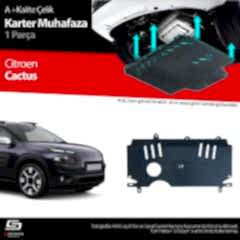 S-Dizayn Citroen Cactus Çelik Karter Muhafaza 2014 Üzeri A+ Kalite