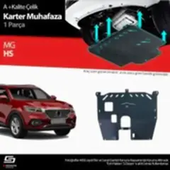 S-Dizayn MG HS Çelik Karter Muhafaza 2021 Üzeri A+ Kalite