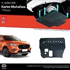S-Dizayn MG ZS Çelik Karter Muhafaza 2018 Üzeri A+ Kalite