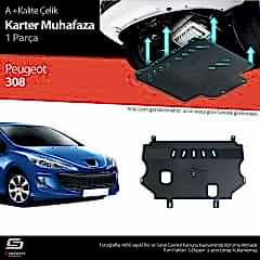 S-Dizayn Peugeot 308 Çelik Karter Muhafaza 2007-2013 A+ Kalite