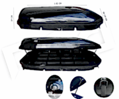 Tabut Port Bagaj Siyah 450LT TUGRA