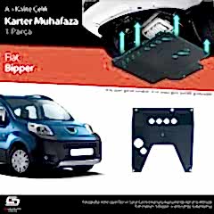 S-Dizayn Peugeot Bipper Çelik Karter Muhafaza 2007-2017 A+ Kalite