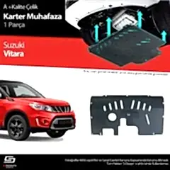 S-Dizayn Suzuki Vitara Çelik Karter Muhafaza 2019 Üzeri A+ Kalite