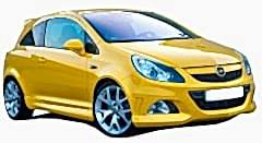 Opel Corsa Uyumlu D (2007-2015) Opc 2 Kapılı (Coupe) Yan Marşpiyel Seti (Plastik)
