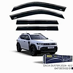 DACIA DUSTER 2024 - KROMLU CAM RÜZGARLIĞI 4LÜ