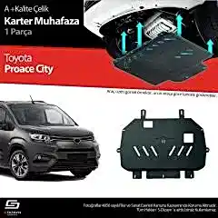 S-Dizayn Toyota Proace City Çelik Karter Muhafaza 2018 Üzeri A+ Kalite