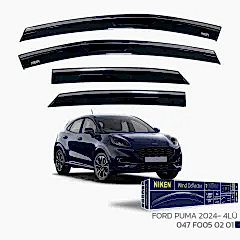 FORD PUMA 2024 - KROMLU CAM RÜZGARLIĞI 4 LÜ