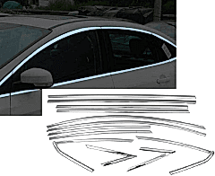 Ford Focus Uyumlu Sedan 2005 2010 Cam Çıtası Krom Parça