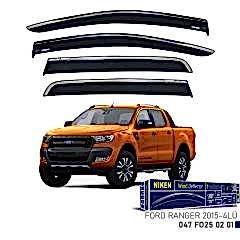 Niken Ford Uyumlu Ranger -2015 Kromlu Cam Rüzgarlığı 4Lü Parça