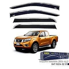 Niken Nissan Uyumlu Navara -2015 Kromlu Cam Rüzgarlığı 4Lü Parça