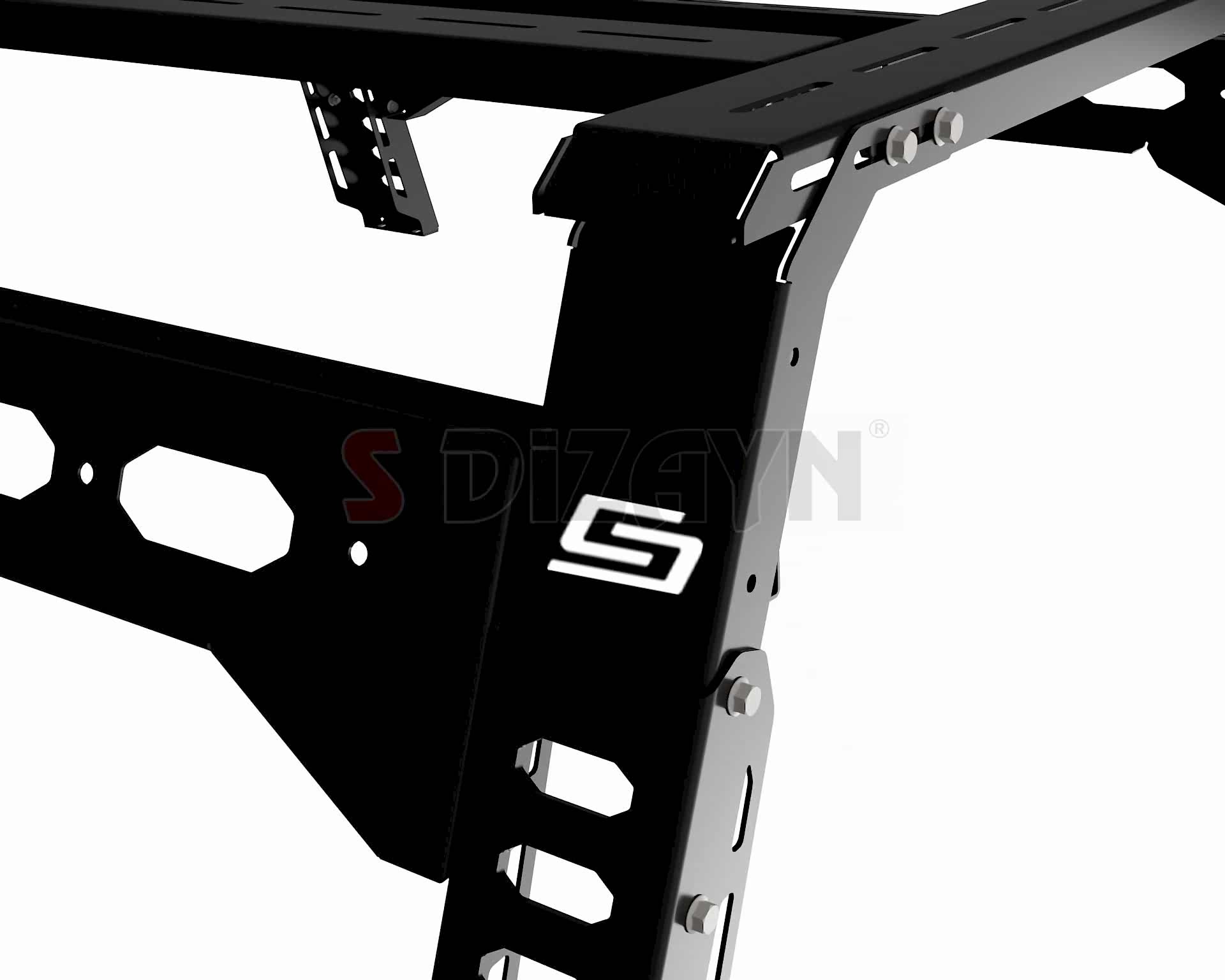 S-Dizayn SDX 4WD Off Road Nissan Navara 3 Pickup Çadır Taşıyıcı 2015 Üzeri